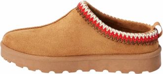 Matisse Footwear Womens Zen-Trimmed Suede Clog In Beige