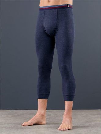 Kings Club Lange Unterhose KINGS CLUB, Herren, Gr. 10, 2 Stk., blau (marine), 75% Baumwolle, 25% Polyester, Unterhosen Lange Unterhose