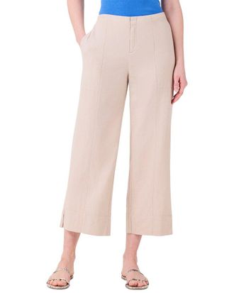 Nic+Zoe Nic+Zoe Rumba Linen-Blend Wide-Leg Ankle Pant