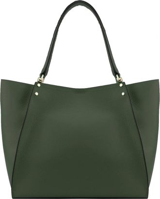 Pourchet Hebdo Tote Bag - Dames - Shoppers - Groen - ONE Size - Leer - Tassen