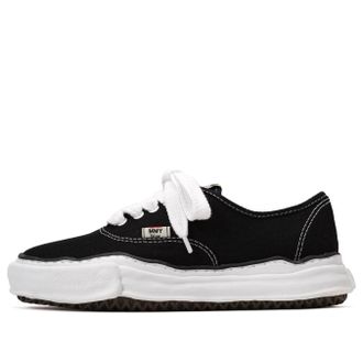 Miharayasuhiro BAKER Vintage-Like OG Sole Canvas Low-top Sneaker Black A09FW735-BLK