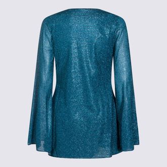 Os&eacute;ree Womens Dresses Peacock Pa Metallic