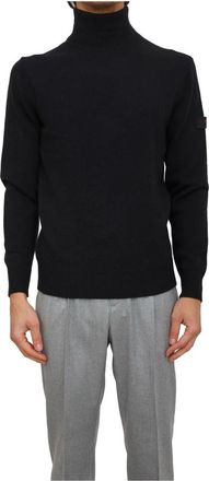 Peuterey Truien Blu - Heren - Coltruien - Blauw - 2XL - Wol - Truien & Vesten