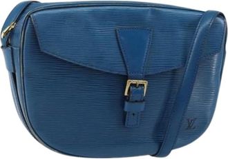 Louis Vuitton Pre-owned Cross Body Bags, female, Blue, Size: ONE SIZE Pre-owned Leather Cross Body Bag
