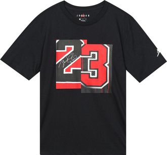 Nike Jordan Air Jordan Athleisure Casual Sports Short Sleeve 23 Black AQ4109-010