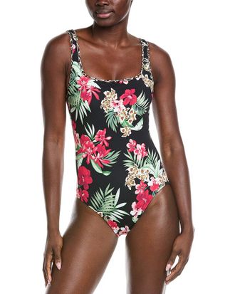 Tommy Bahama Lily Cat Reversible Tank One-Piece