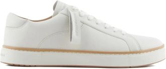 Emporio Armani White Round-toe Sneakers