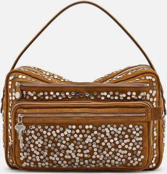 Acne Studios Bolso al hombro Camero Camera Large de ante