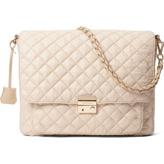 MZ Wallace Large Crosby Lock Crossbody Bag in Buff at Nordstrom