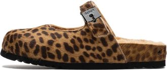 Scholl Karen Fur - Dames - Slip ons - Bruin - 38 EU - Leer - Schoenen