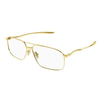 Balenciaga Pilot Eyeglasses - male - Balenciaga - Glasses - Yellow - 61 MM - Accessories