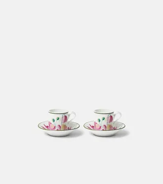 Ginori 1735 Set di 2 tazze da caff&egrave; e piattini Impero