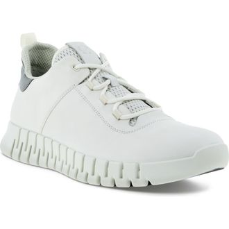 Ecco GRUUV Sneaker in White/White at Nordstrom Rack, Size 10-10.5Us / 44Eu