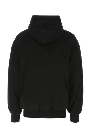 Alyx Mens Black Cotton Padded Jacket Blk0001 Giubbini