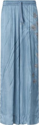 Pinko Pantaloni con ricamo - Blu