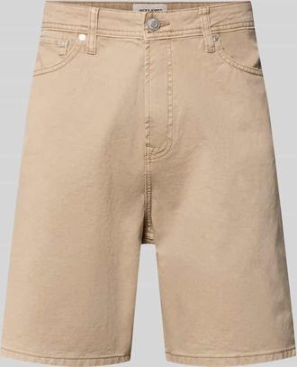 Jack & Jones Bermudas im 5-Pocket-Design Modell TONY ORIGINAL in Beige, Gr&ouml;&szlig;e XXL