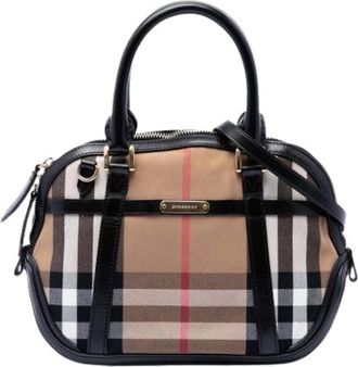 Burberry Pre-owned Bridle Orchard Handtas - Dames - Vintage Handtas - Bruin - ONE Size - Leer - Vintage