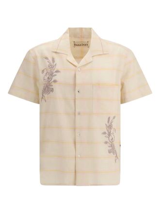 Baziszt Provence embroidered shirt - Toni neutri