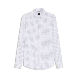 BOSS Slim-fit shirt in Italian-made performance-stretch jersey