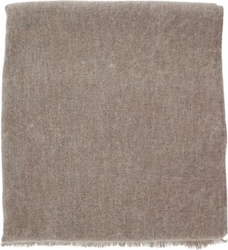 Brunello Cucinelli Mscdarx 02C102 - Dames - Wintersjaals - Bruin - ONE Size - Accessoires