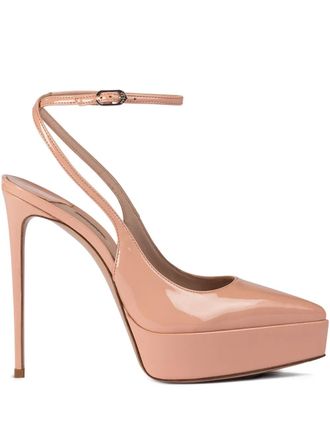 Le Silla Uma pumps met plateauzool - Beige