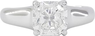 Verde 1ct IGI Certified Lab-grown Radiant Square Cut Diamond Ring