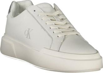 Calvin Klein Leather & Polyurethane Sneakers - White
