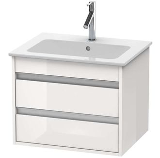 Duravit Duravit - Ketho Meuble Sous-lavabo Suspendu 6428, 2 Tiroirs, 600mm