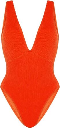 Sorbet Island Ariel One-Piece Zwempak - Dames - Badpakken - Oranje - ONE Size - Polyester - Badmode