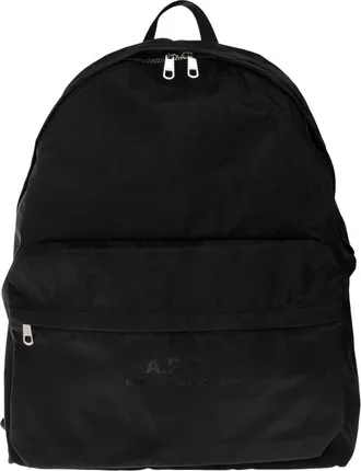 A.P.C. Backstage Rugzak - Heren - Rugzakken - Zwart - ONE Size - Nylon - Tassen