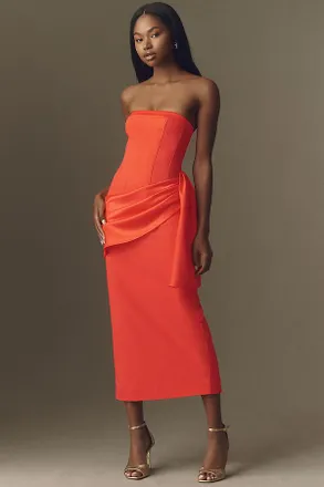 BHLDN Bustier Bombshell Maxi Dress