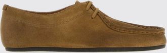 Jil Sander Suede Calfskin Derby Shoes with Rubber Sole