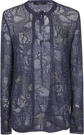 Fabiana Filippi Ribbon Round Neck Cardigan