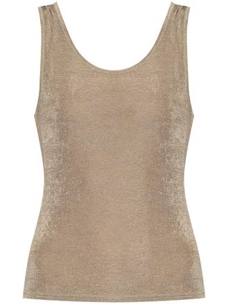 Ami Scoop-Neck Top