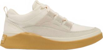 Sorel Womens Out N About Iv Waterproof Low Sneaker In Chalk / Gum