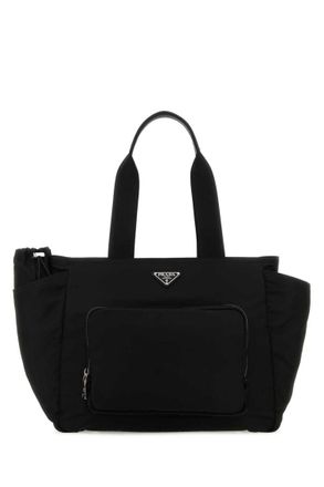Prada Black Nylon Tote Bag