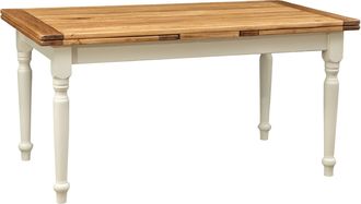 Biscottini International Biscottini - Mesa De Madera Maciza 160x90 Cm Mesa De Comedor Y Cocina Mesa Extensible Mesa De Centro Rectangular Artesano Made In Italy