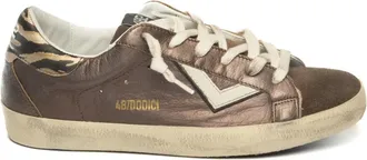 4B12 Schoenen, Dames, Bruin, 39 EU, Katoen, Suprime Sneaker