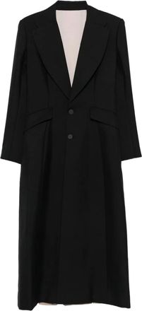 Quetsche panelled coat - Black
