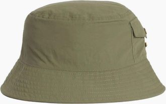 Barbour Mens Barbour Tracker Showerproof Bucket Hat OL39 Olive - Size: L