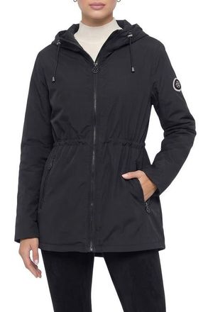 Gorski Lightweight Jacket With Zip Jackets & Hood in Black at Nordstrom, Size X-Large