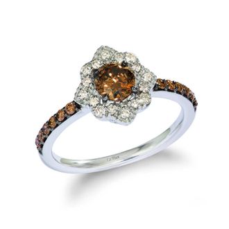 Le Vian Ladies Euphoria Chocolate Rings set in 14K Vanilla Gold