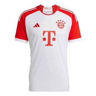 adidas FC Bayern 23/24 Home Jersey White Red IJ7442