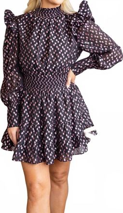 BuddyLove Tally Copper Pennies Dress In Black