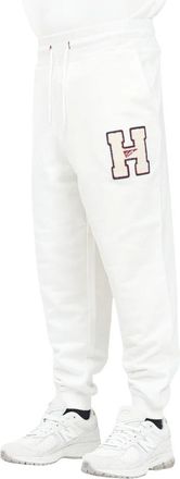 Tommy Jeans Sportieve Witte Broek - Heren - Sweatpants - Wit - L - Broeken