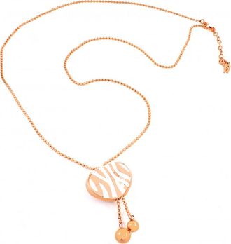 Folli Follie Womens 3N1T008RW Ladies Necklace - Rose Gold - One Size