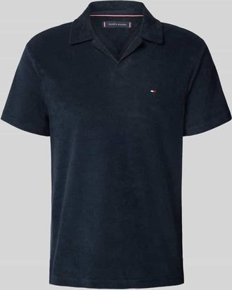 Tommy Hilfiger Regular Fit Poloshirt aus Baumwoll-Mix in Marine, Größe XXL