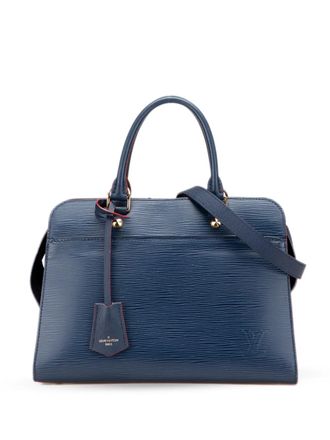 Louis Vuitton 2017 Epi Vaneau MM satchel - women - Leather - One Size - Blue