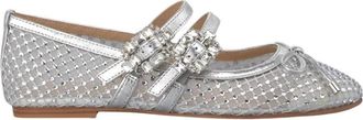 Alma En Pena Ballerina net gespen strass - Dames - Ballerinas - Grijs - 41 EU - Schoenen