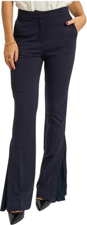 Jijil Broeken, Dames, Blauw, L, Wide Broeken